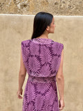 Conjunto Tul hojas