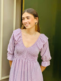 Engomado Vichy magenta
