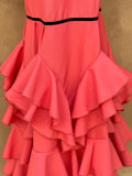Vestido flamenca ento coral