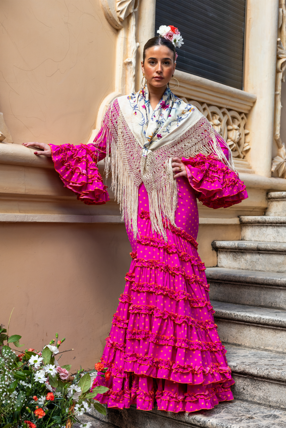 Vestido hotsell flamenca buganvilla