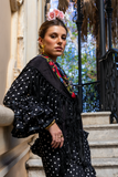 Traje Flamenca Lunar Negro