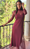 Vestido tul Bourdeos