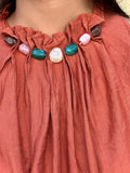 Conjunto Stone bombacho teja