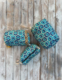 Set 3 Neceseres azules