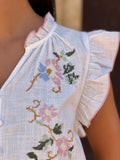 Blusa punto de cruz
