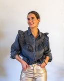 Camisa denim Grey