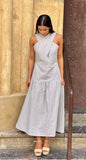 Vestido raya flúor