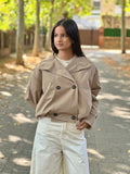 Gabardina corta