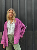 Kimono acolchado buganvilla