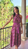 Vestido Treen buganvilla