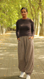 Pantalón bombacho cuadros
