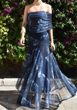 Vestido tul Blue