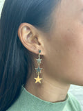 Pendientes Estrellas enlazadas