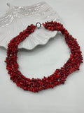 Colgante piedras coral