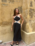 Vestido Cut Out piquillo