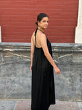 Vestido Satinado arandela