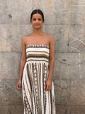 Vestido palabra de honor lulu