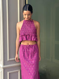 Conjunto lino glitter