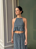 Conjunto lino glitter
