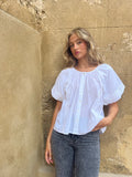 Camisa Blanca mangas abullonadas