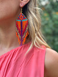 Pendientes etnicos bolitas Frui