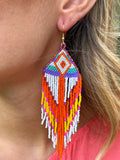 Pendientes etnicos bolitas Mori