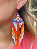 Pendientes etnicos bolitas Mori