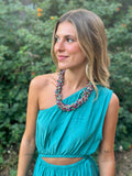 Collar bolitas multicolor