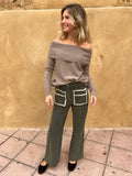 Pantalón de pana bolsillos