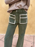 Pantalón de pana bolsillos
