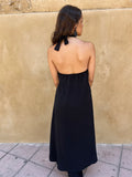 Conjunto halter largo negro