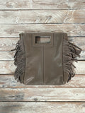 Bolso flecos piel