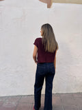 Jeans Wideleg azul oscuro