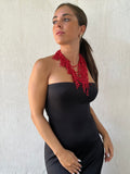 Collar bolas Coral