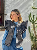 Chaleco volante gris