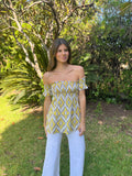 Top engomado Yellow