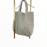Bolsa de pana con bolsillo