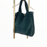 Bolsa de pana con bolsillo